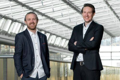 Geschäftsführer der SoWi-Holding Matthias Penz und Florian Brunner