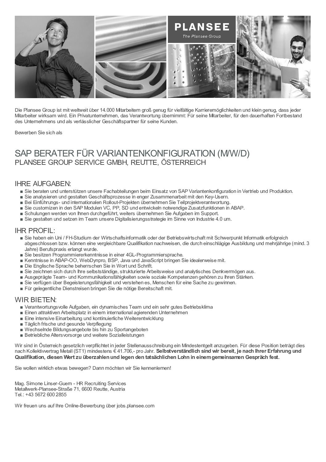 Sap Berater Fur Variantenkonfiguration M W D Career Competence Karrieremesse Innsbruck Tirol Jobmesse